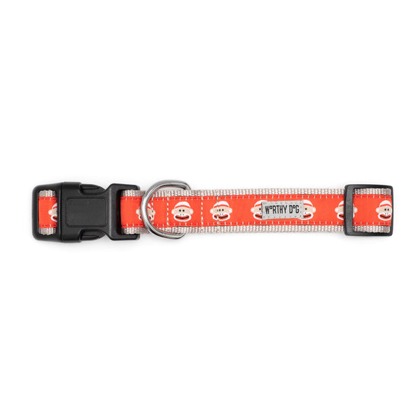 Sock Monkey Walk Set – Collar & Leash