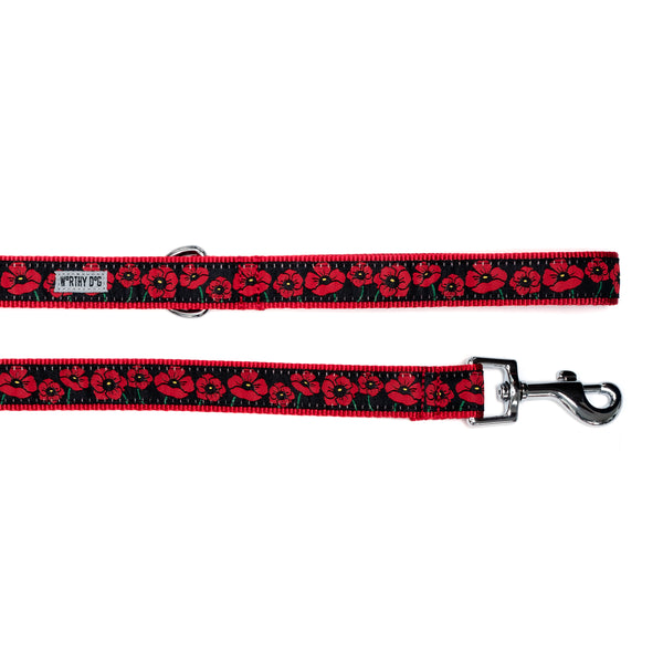 Poppies Walk Set – Collar & Leash