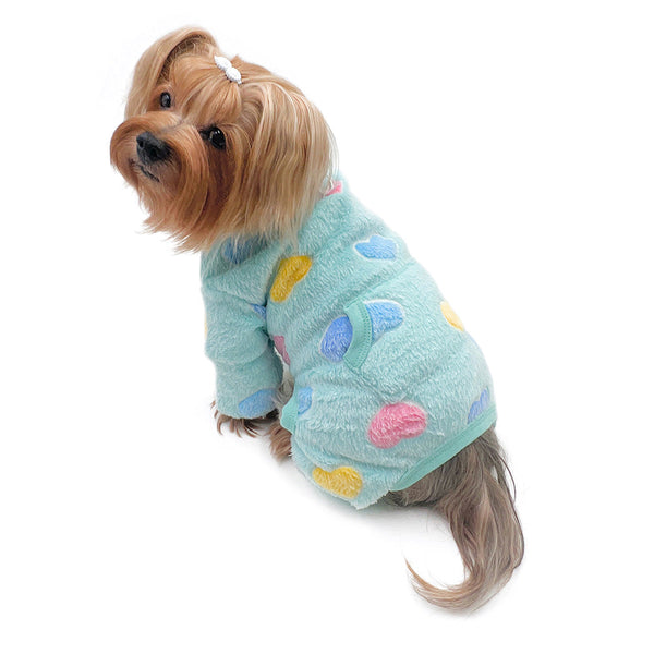 Ultra Plush Dog Pajamas – Soft Warm Turtleneck & Sleeveless Styles