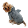 Ultra Plush Shark Dog Hoodie with Fin & Teeth