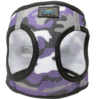 Choke-Free Step-In Dog Harness – Breathable Mesh & Secure Fit (Camo)