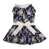 Dog Harness Dress & Leash Set – Purple Twilight Hawaiian