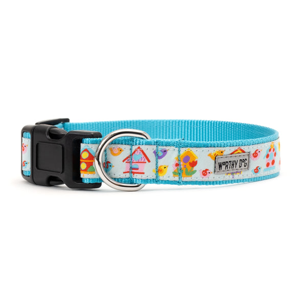 Birdhouses Walk Set – Collar & Leash
