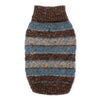 Tweed Stripe Turtleneck Sweater