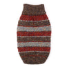 Tweed Stripe Turtleneck Sweater
