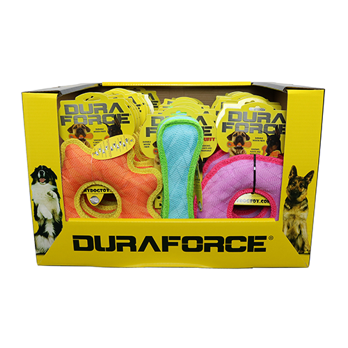 Duraforce Medium Gear Orange, Bone Blue & Medium Ring Pink PDQ - 27 Units