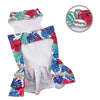 Hawaiian Dog Harness Set – Vest or Dress Style with Matching Leash