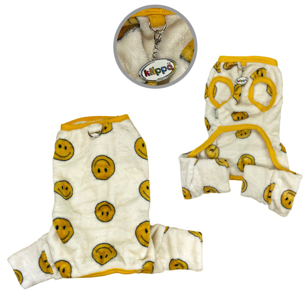 Ultra Plush Sleeveless Dog Pajamas – Soft Warm Bodysuit