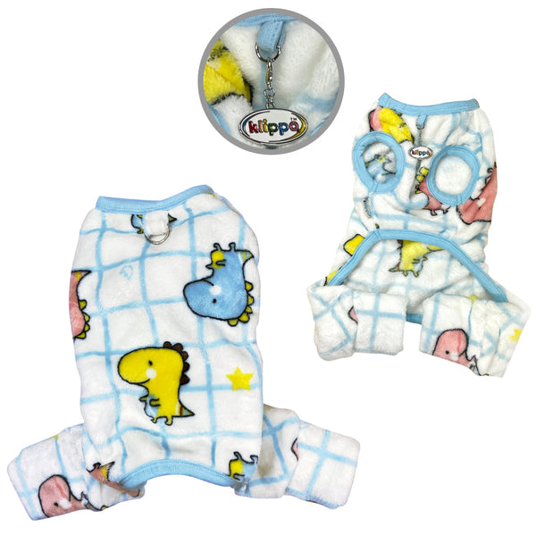 Ultra Plush Sleeveless Dog Pajamas – Soft Warm Bodysuit