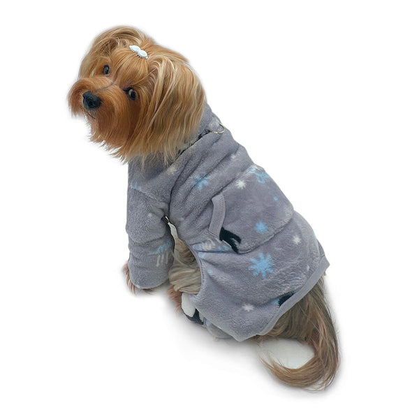 Penguin Plush Dog Pajamas – Ultra Thick Warm Turtleneck Bodysuit