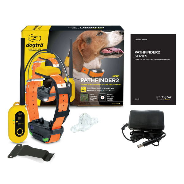 Dogtra PATHFINDER2 GPS Dog Tracking & Training Collar | 9-Mile Range | Up to 21 Dogs