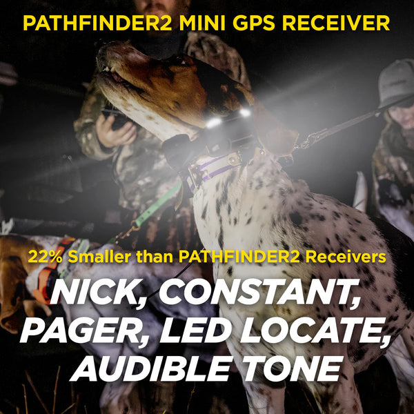 Dogtra PATHFINDER2 MINI Additional GPS E-Collar Receiver | 4-Mile Range | Up to 21 Dogs