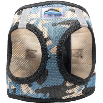 Choke-Free Step-In Dog Harness – Breathable Mesh & Secure Fit (Camo)