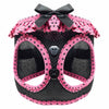Choke-Free Step-In Dog Harness – Breathable Mesh & Secure Fit (Polka Dot)