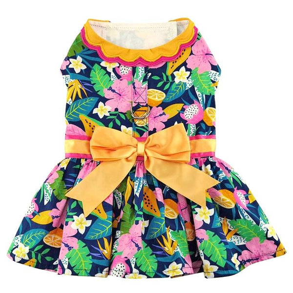 Dog Harness Dress & Leash Set – Fiesta Floral