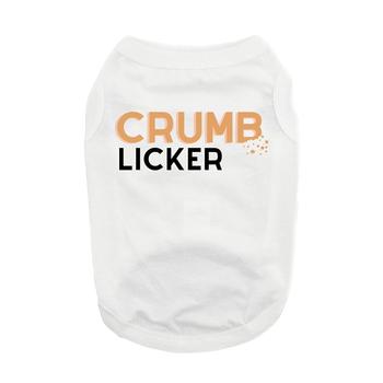 Crumb Licker Dog Shirt - White