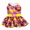 Dog Harness Dress & Leash Set – Tropical Sunset Beach